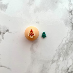 Detailed Christmas Tree Micro Cutter / Polymer Clay Cutter / Polymer Clay Tools / Jewellery Making