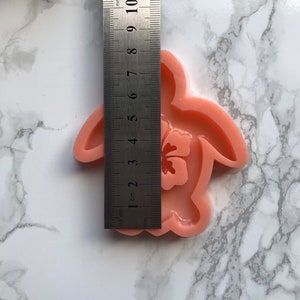 Turtle with Hibiscus Flower Silicone Mould image 3