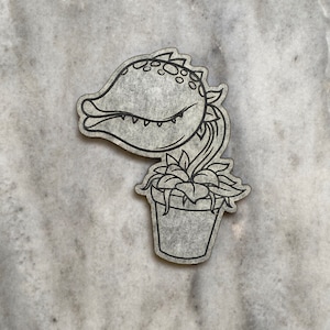Venus Flytrap Plant Keychain Silicone Mould, Cartoon Plant