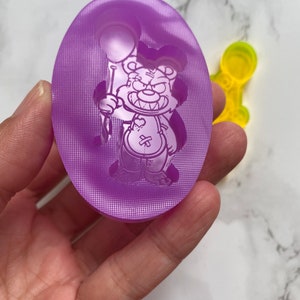 Horror Teddy Silicone Mould, Halloween Mould, Scary Teddy, IT Teddy