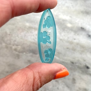 Hibiscus Surfboard Clay Cutter / Polymer Clay Cutter / Polymer Clay Tools / Jewellery Making