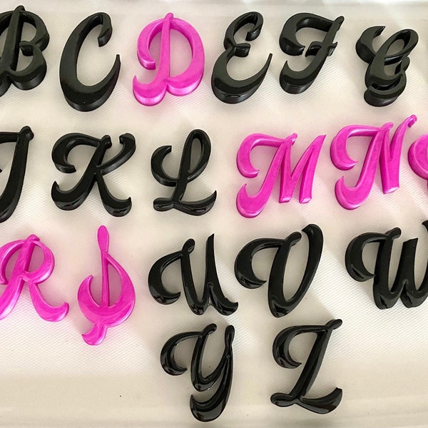 Moules en silicone Fancy Letter