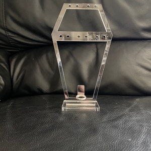 Coffin Shaped Earring and Ring Display Silicone Mould