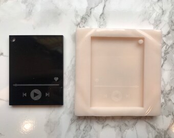 MP3 Player Keyring (with hole) Silicone Mould