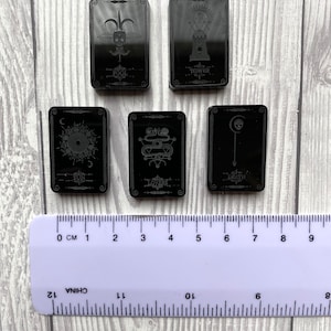 Juego completo de moldes de silicona para cartas del Tarot Celestial MINI