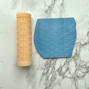 Large, Fan Pattern Texture Roller / Polymer Clay Roller / Polymer Clay Tools / Jewellery Making