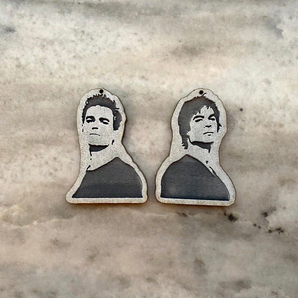 Salvatore Brothers Earring, Silicone Mould, Jewellery Mould, Earring Mould, Dangle Earring,