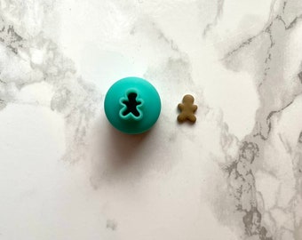 Gingerbread Man Micro Cutter / Polymer Clay Cutter / Polymer Clay Tools / Jewellery Making / Christmas Cutter / Mini Cutter
