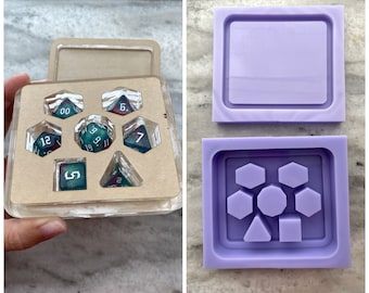 DnD Dice Storage Box Silicone Mould, Dungeons And Dragons, 3D DnD Mould