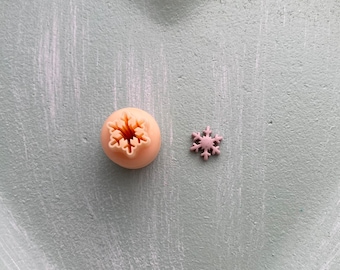 Detailed Snowflake Micro Cutter / Polymer Clay Cutter / Polymer Clay Tools / Jewellery Making