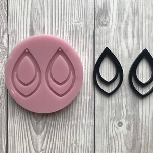 Dangle Earring Silicone Mould with hole