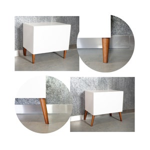 Nussbaum Holz Schrank beine [6 - 45 CM] Massivholz gerade oder schräg Konisch Möbelfüße Möbelbeine