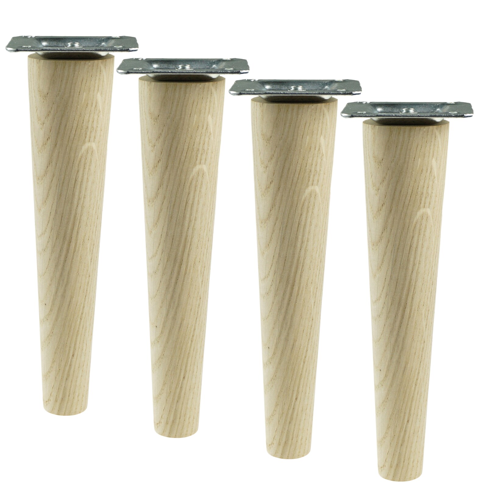 Raw Oak Wooden legs 6 45 CM solid wood inclined Etsy