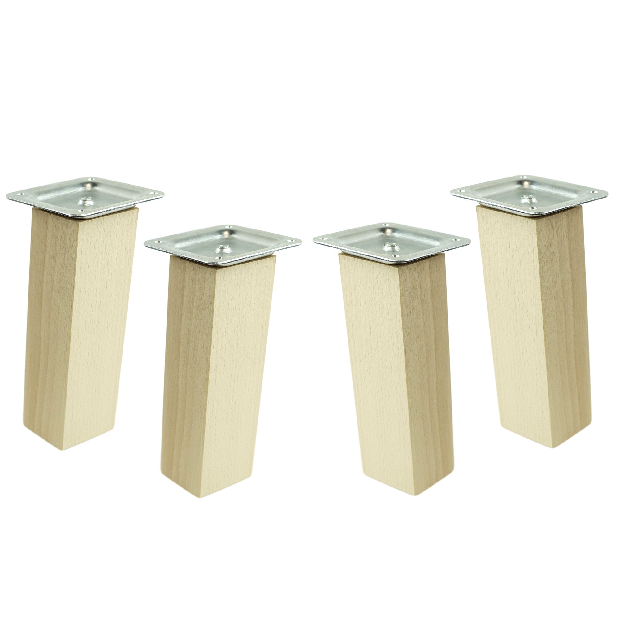 Wooden Legs Solid Wood Angle or Straight Conical Etsy UK