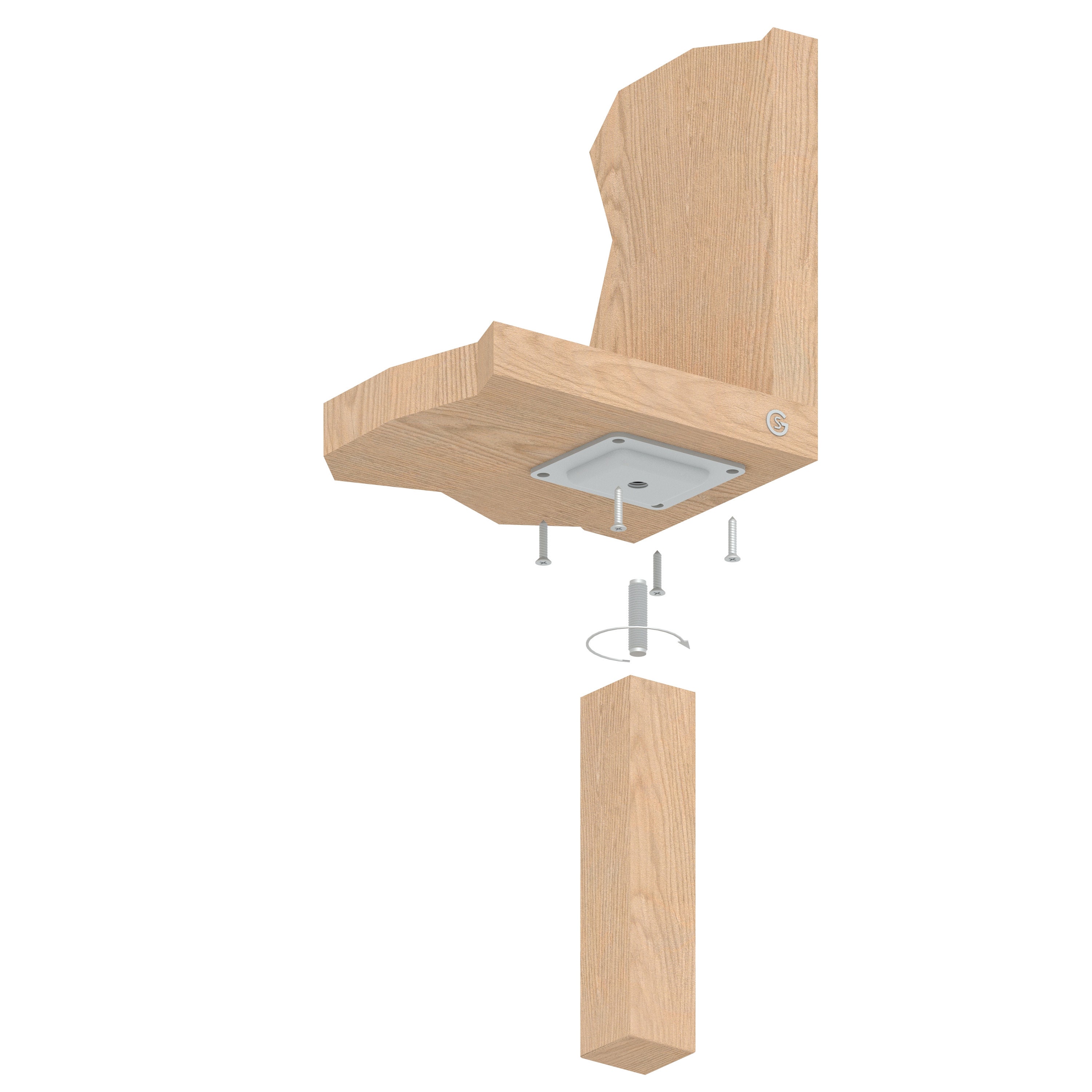 Wooden Legs Solid Wood Angle or Straight Conical Etsy UK