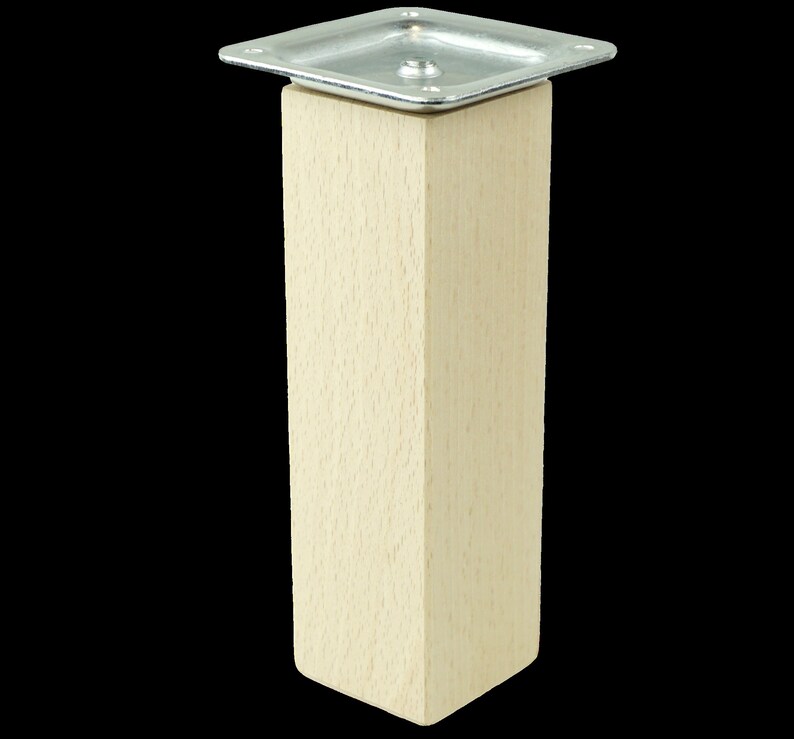 Wooden Legs Solid Wood Angle or Straight Conical Etsy UK