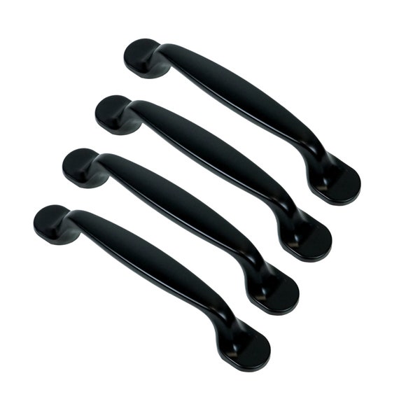 4pcs. Mango de mueble RENNES 96 MM Negro