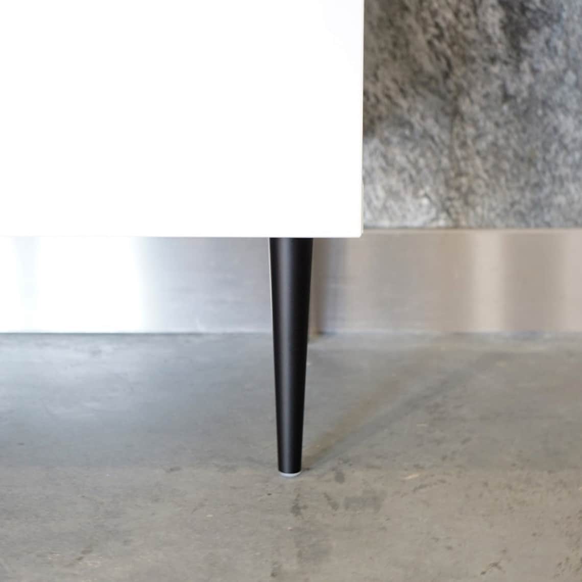 Mobelfusse Schwarz Metall 10 Cm
