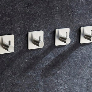 Hook, handle, hanger, stainless steel Self-adhesive
