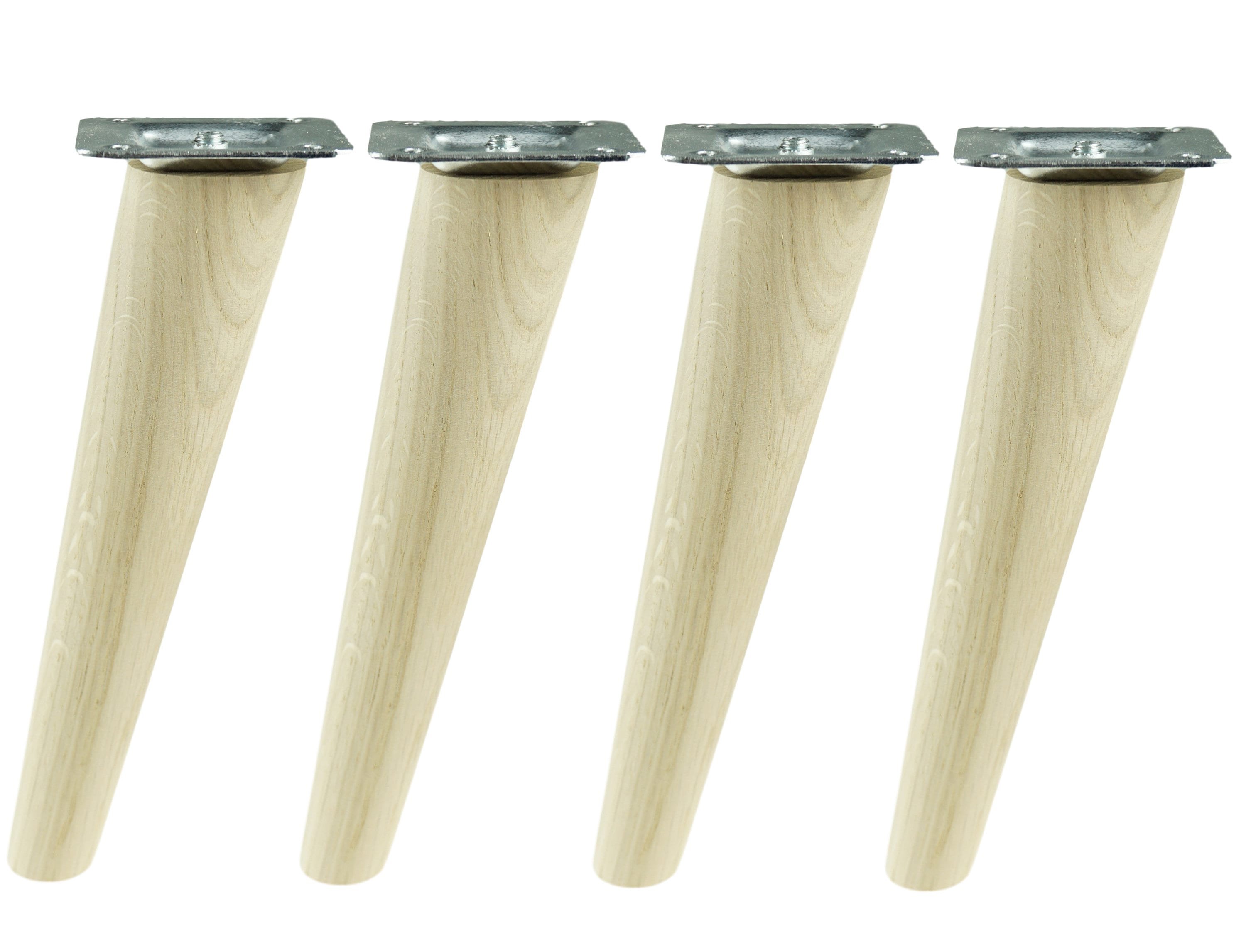 Raw Oak Wooden legs 6 45 CM solid wood inclined Etsy