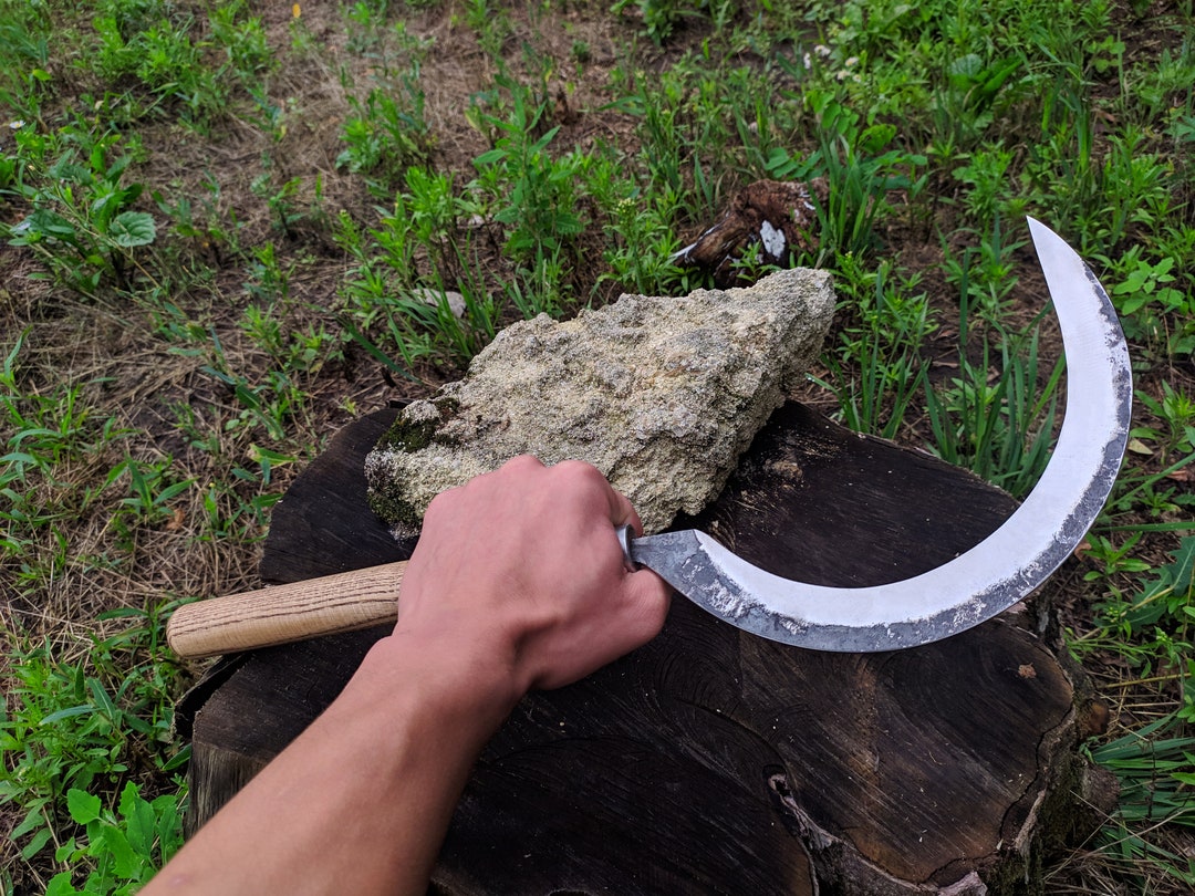 Sickle for Collecting Herbs. Big Boline. Ritual Sickle. Etsy