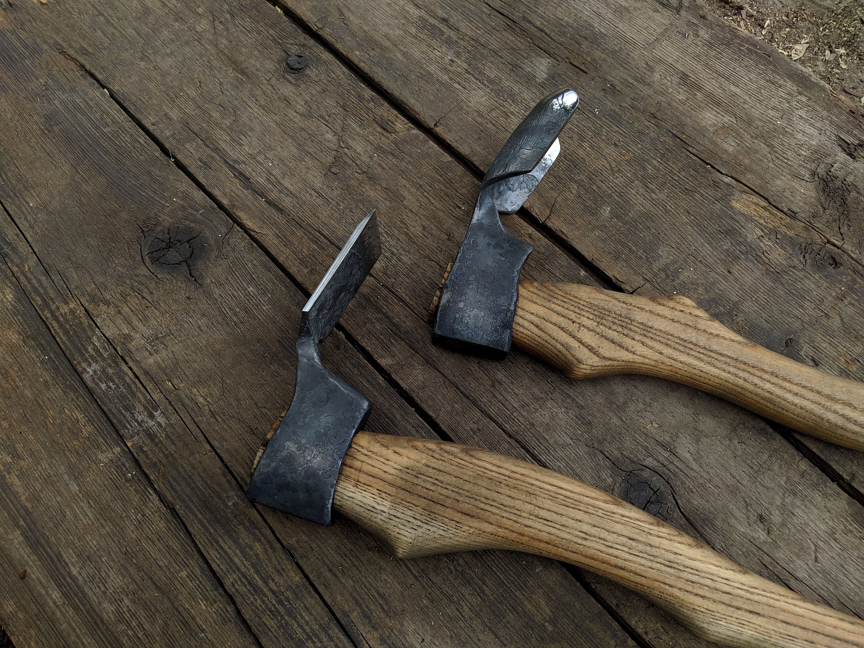 Adze Hand Forged Viking Mästermyr Historical Recreation Wood