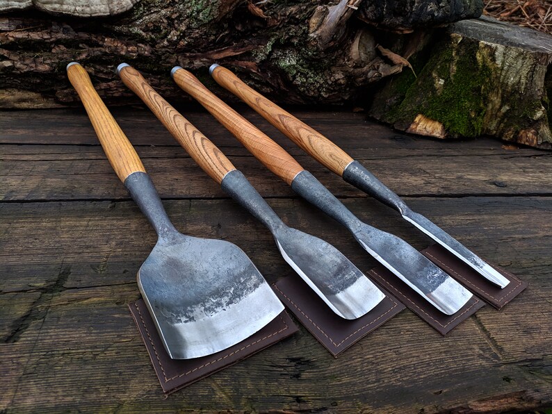 Carpenters Slick Chisel Set 4pcs. Timber Framing Etsy