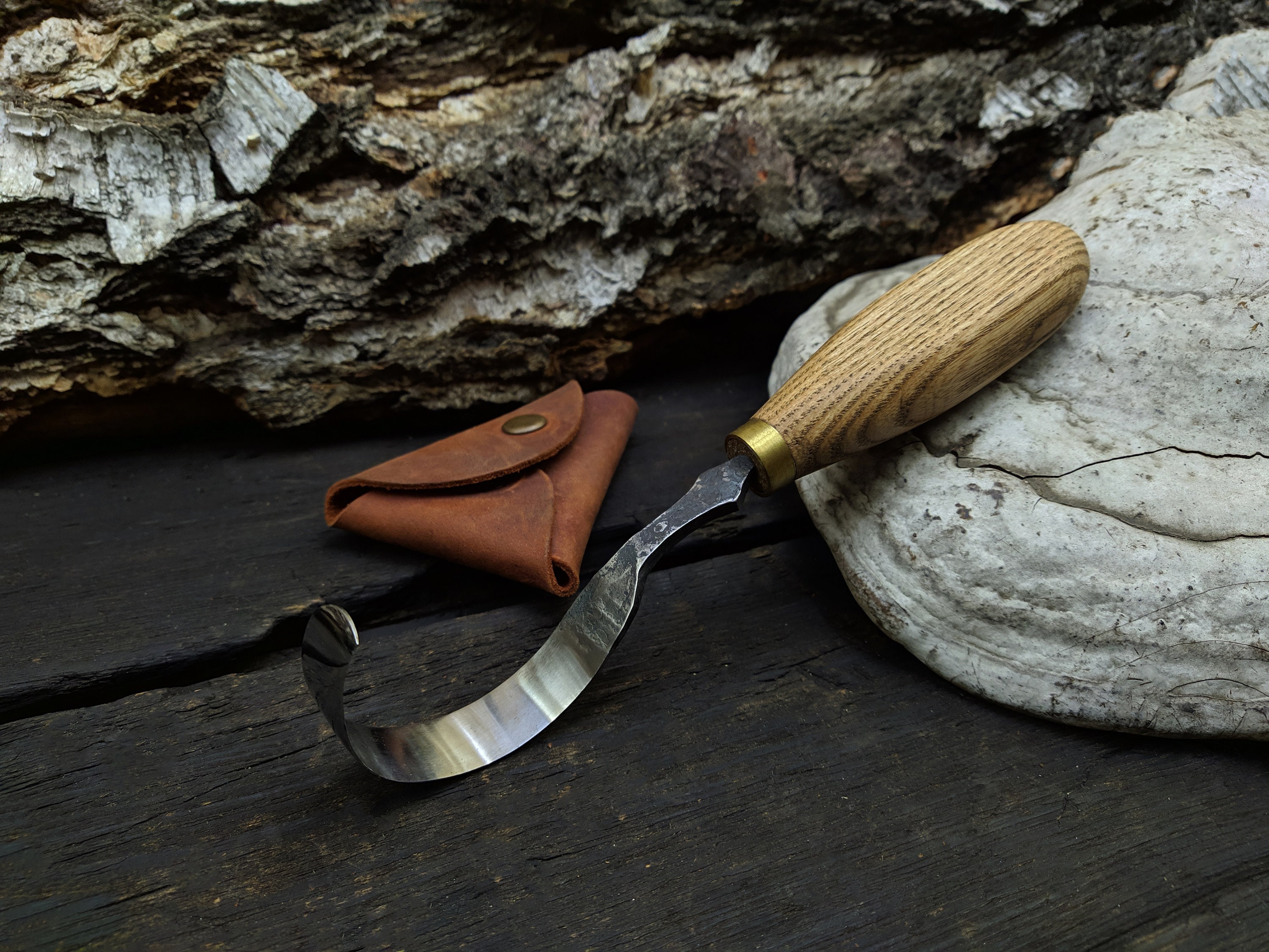 Knives Carving Bowl Kuksa. Spoon Carving Hook Knife. Forged Spoon