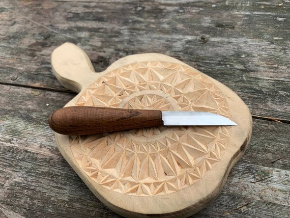 Wood Carving Knife. Carving Knife. Chip Carving Knife. Forged Knife.  Handmade Tool. Whittling Knife. Wood Carving Tools. Helvie Knife. Sloyd 