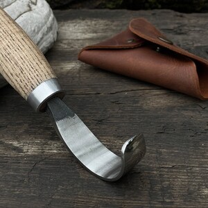 Forged Spoon Carving Knife. Spoon Carving Hook Knife. Knives