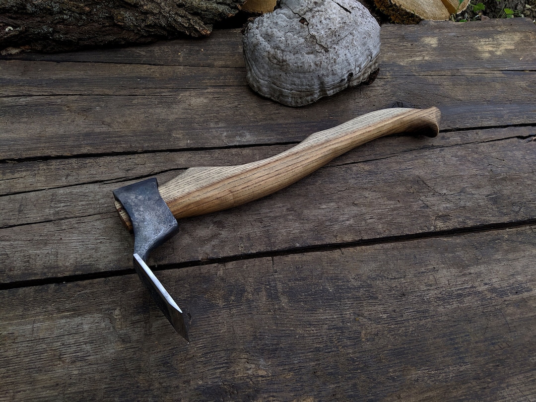 Handmade Adze. Finnish Hand Adze. Woodcarving Adze.