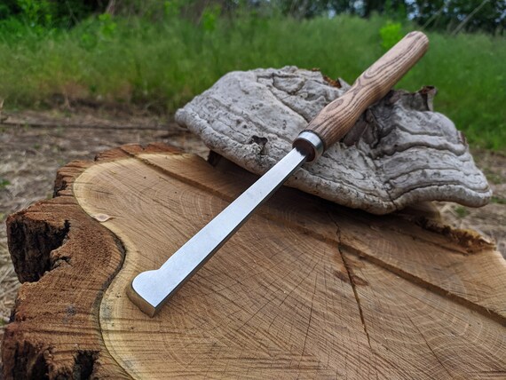 Our Handcrafted Scraper Tool, Made From African Sapele Wood