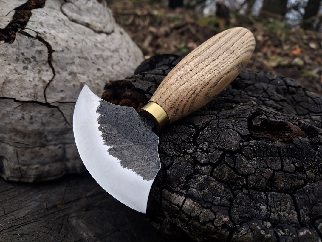 Small Leather Round Knife Knife for Leather Half Moon Etsy