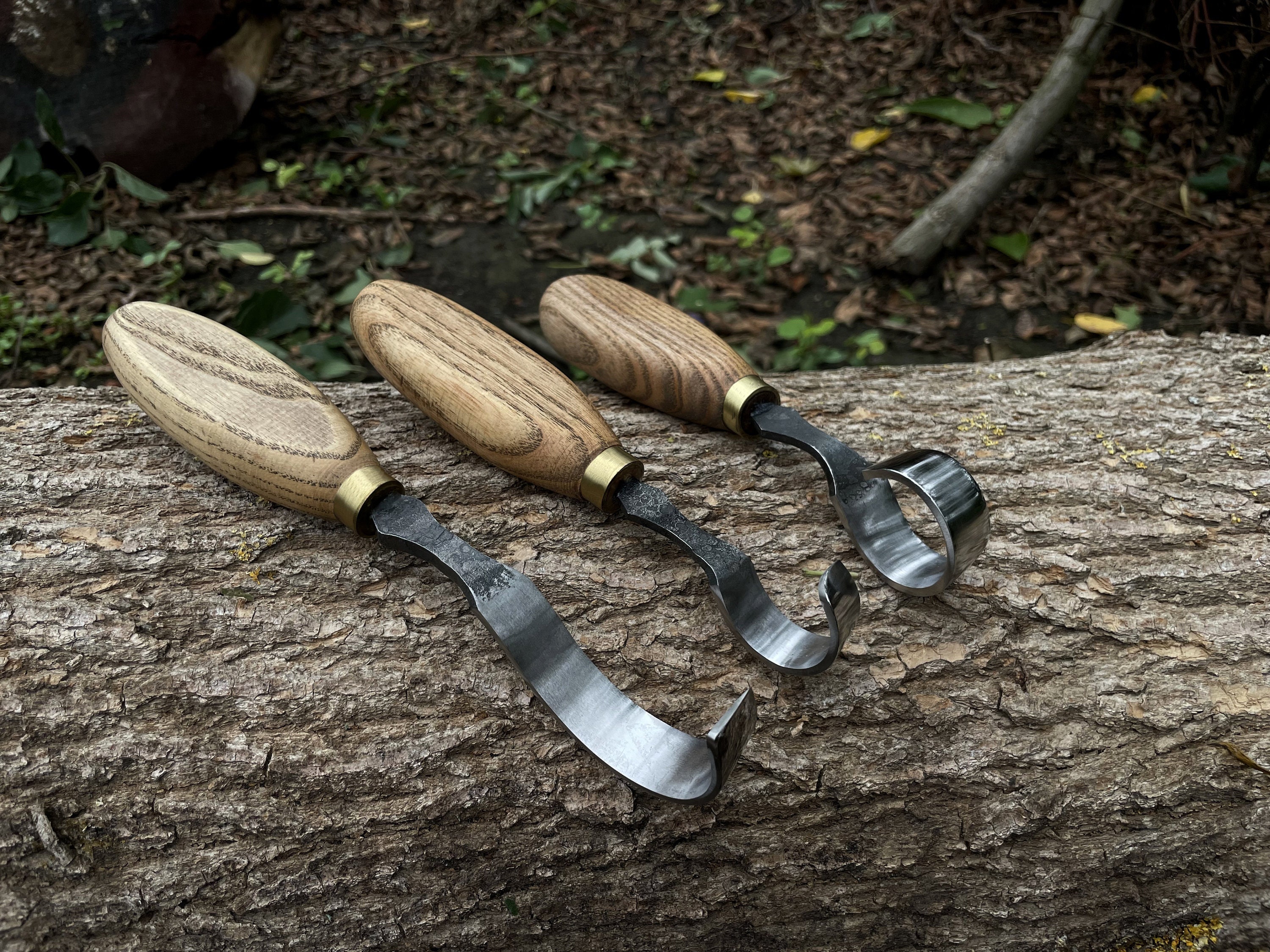 Forged Knives Set 4pcs. Chip Carving Knife. Wood Carving 