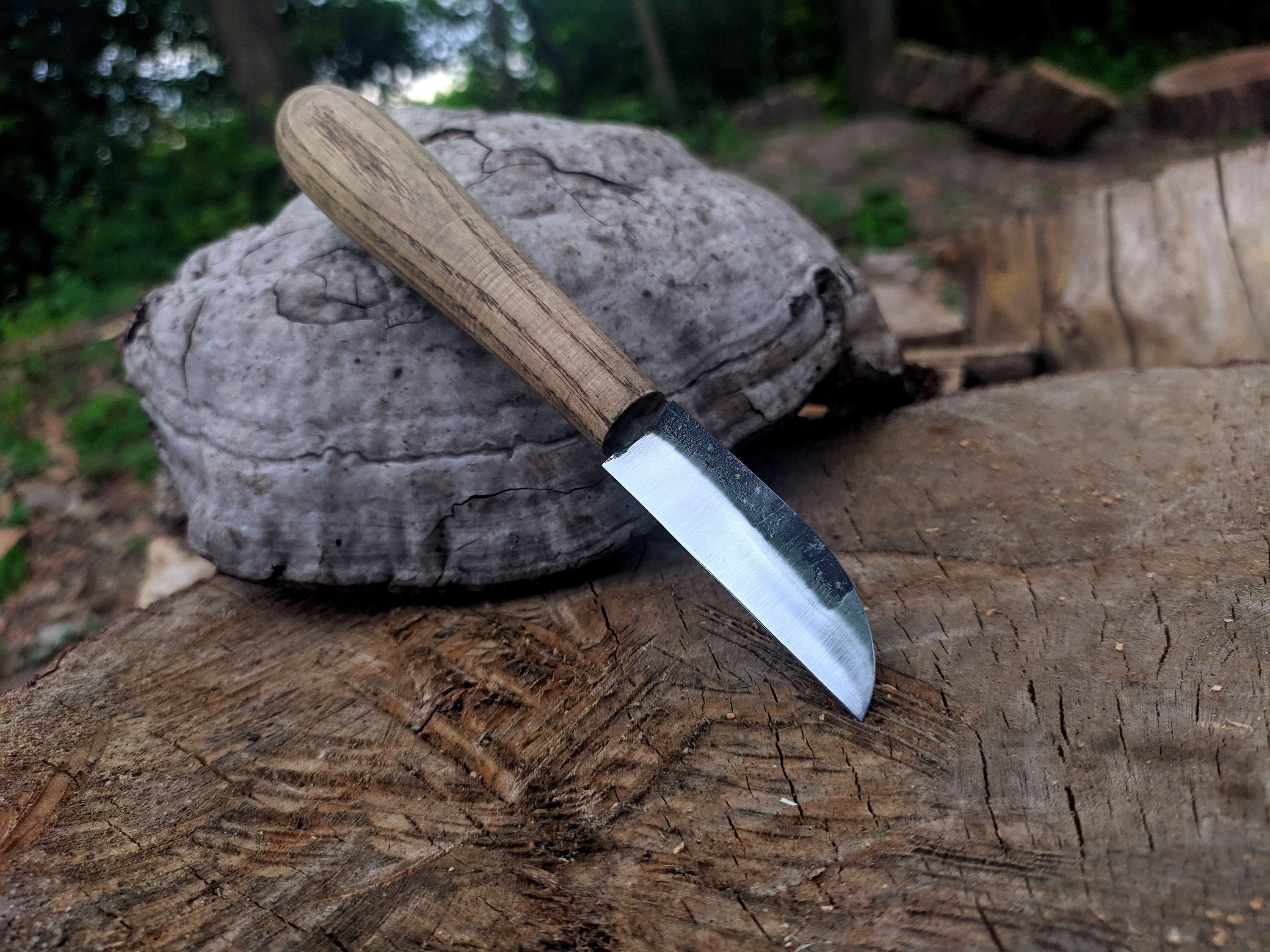 Detail/straight Roughout Wood Carving Knife/hand Forged 