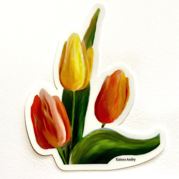 Tulip Sticker for your laptop, waterbottle or journal