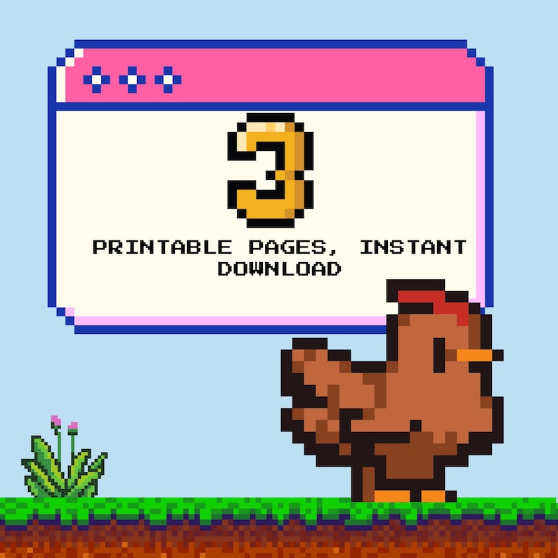 Stardew Valley Coloring Pages - Digital Download, Haley, Harvey and ...