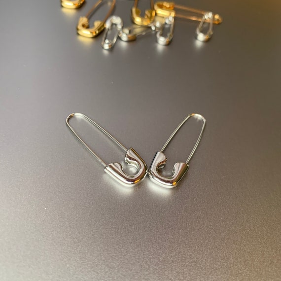 Etsy safety pin best sale earrings