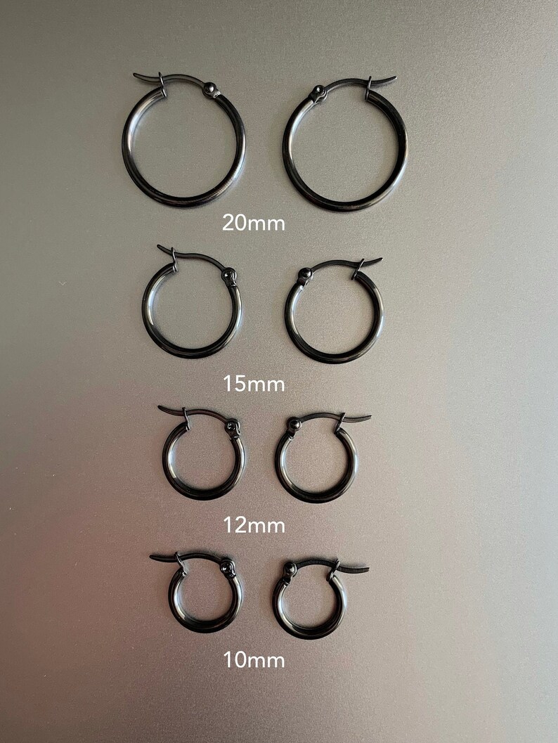 Silver Hoop Earring SET Hypoallergenic Small Hoop Earrings Etsy