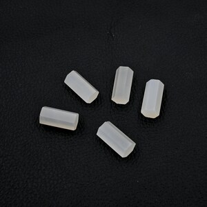 AAA Natural White Moonstone Faceted Gemstone, Pencil Shape White Moonstone, Loose White Moonstone for Jewelry Making