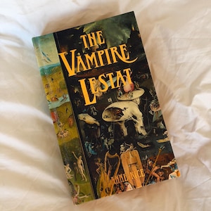 The Vampire Lestat – Vintage-Style Hardcover Rebind | ‘The Earth’s a Savage Garden’ meets ‘The Garden of Earthly Delights’