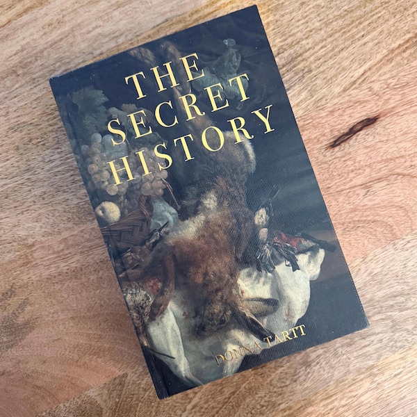 The Secret History by Donna Tartt – Vintage-Style Hardcover Rebind
