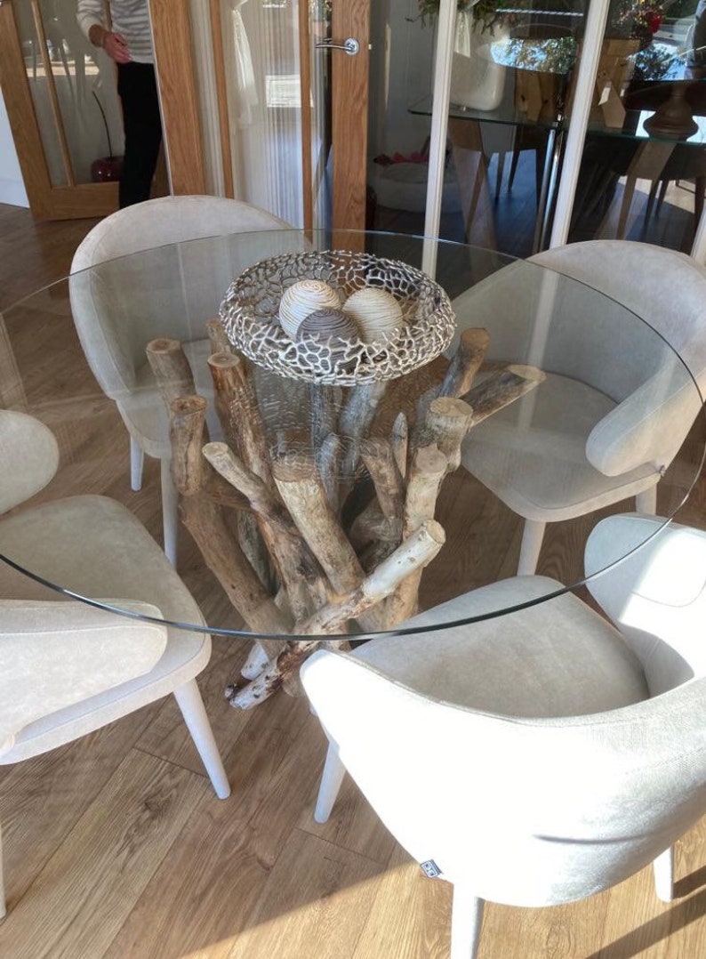 Driftwood Dining Table Etsy UK