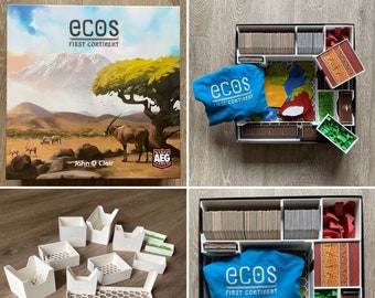 Ecos: First Continent boardgame organizer + leaf bonus