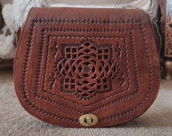 50% OFF """* Handmade bag genuine leather,Moroccan leather handbag,vintage women bag,Leather crossbody bag,Boho chic bag,Cow leather bag,bag