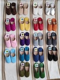 Slipper, Womens Moroccan Leather Babouche Slippers,Traditional Moroccan Basic Babouche,Sheepskin Slippers,Babouche