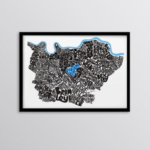 South East London Kunstdruck - Louisham // Greenwich // Bexley // Bromley // Beckenham // Southwark
