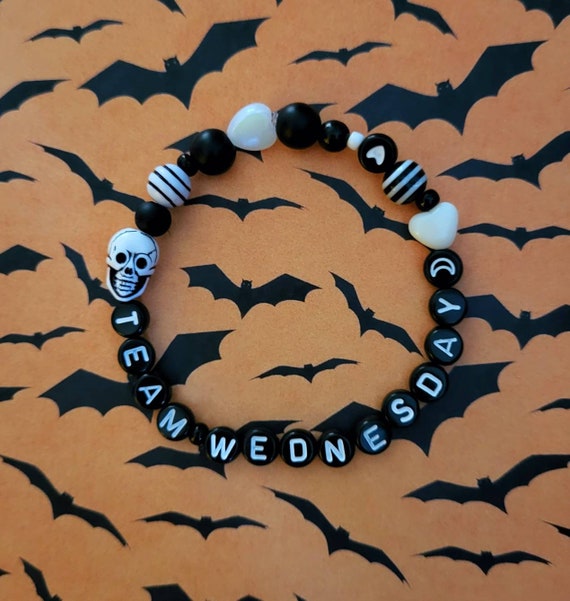Wednesday Addams Bracelet: Team Wednesday, Gothic Style