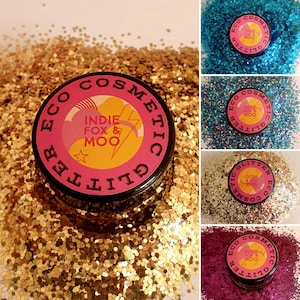 Eco Glitter, Festival Glitter, Cosmetic Glitter, Vegan, Biodegradable Glitter, Vegan Glitter