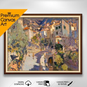 Nice - Konstantin Korovin  | Premium Quality Art Print of Famous Painting | Museum Art Print | Printable Wall Art